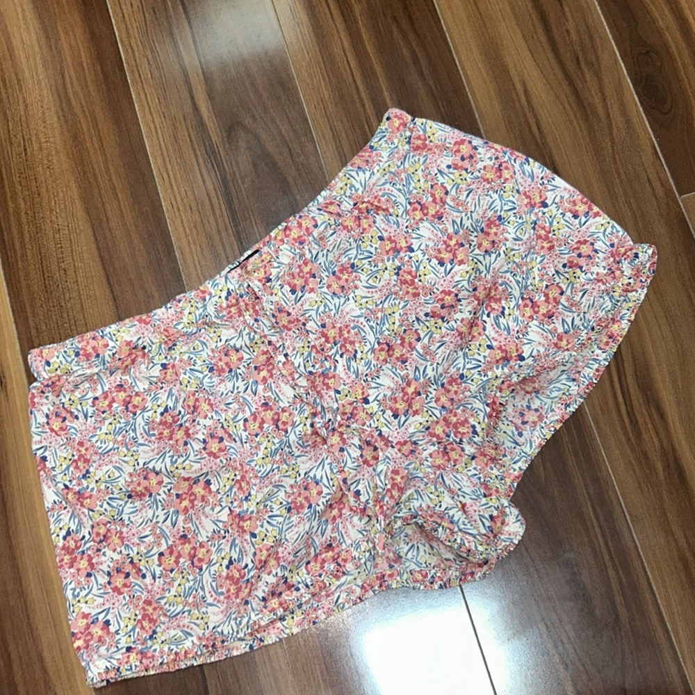 XS J. Crew 100% cotton floral pajama shorts